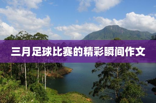 三月足球比賽的精彩瞬間作文
