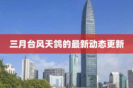 三月臺(tái)風(fēng)天鴿的最新動(dòng)態(tài)更新