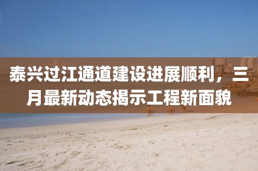 泰興過江通道建設進展順利，三月最新動態(tài)揭示工程新面貌