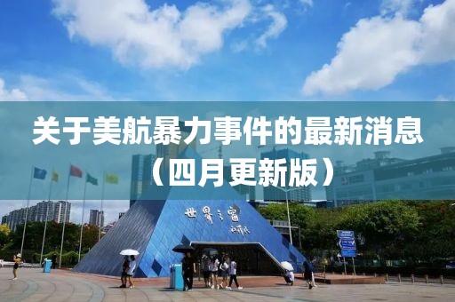 關(guān)于美航暴力事件的最新消息（四月更新版）