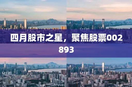 四月股市之星，聚焦股票002893