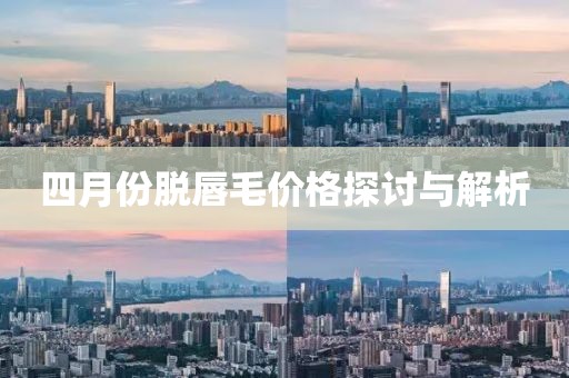 四月份脫唇毛價格探討與解析