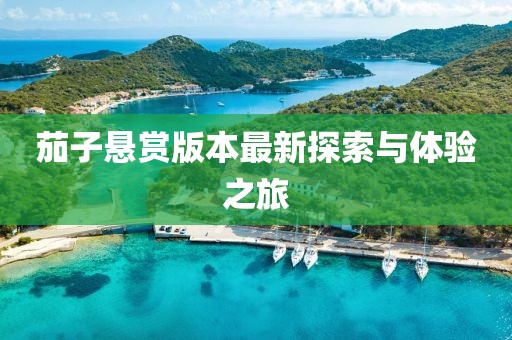 茄子懸賞版本最新探索與體驗(yàn)之旅
