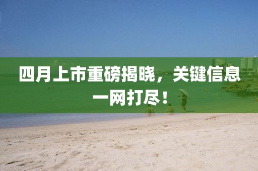 四月上市重磅揭曉，關(guān)鍵信息一網(wǎng)打盡！