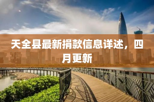 天全縣最新捐款信息詳述，四月更新