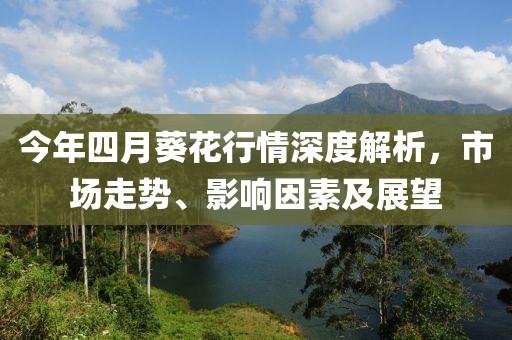 今年四月葵花行情深度解析，市場(chǎng)走勢(shì)、影響因素及展望