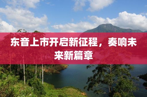 東音上市開啟新征程，奏響未來新篇章