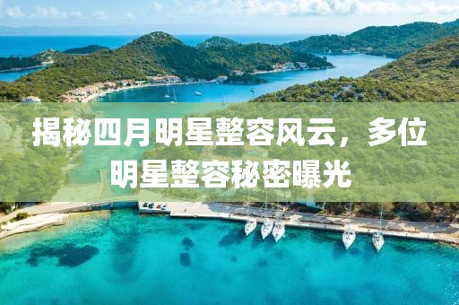 揭秘四月明星整容風(fēng)云，多位明星整容秘密曝光