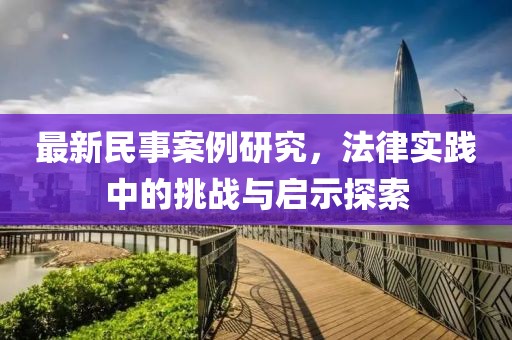 最新民事案例研究，法律實(shí)踐中的挑戰(zhàn)與啟示探索