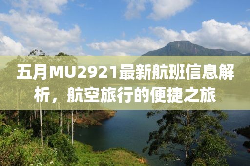 五月MU2921最新航班信息解析，航空旅行的便捷之旅