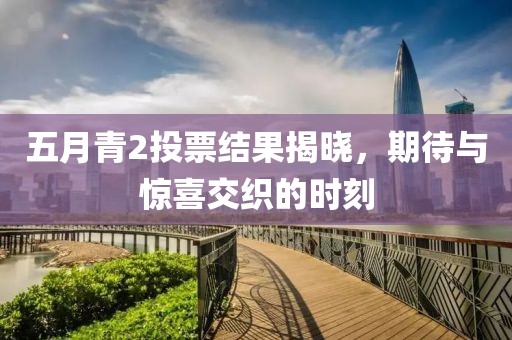 五月青2投票結(jié)果揭曉，期待與驚喜交織的時(shí)刻