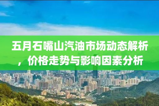 五月石嘴山汽油市場動態(tài)解析，價格走勢與影響因素分析