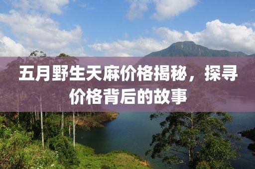 五月野生天麻價(jià)格揭秘，探尋價(jià)格背后的故事
