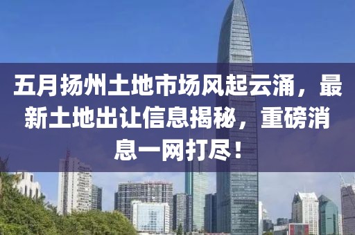 五月?lián)P州土地市場(chǎng)風(fēng)起云涌，最新土地出讓信息揭秘，重磅消息一網(wǎng)打盡！
