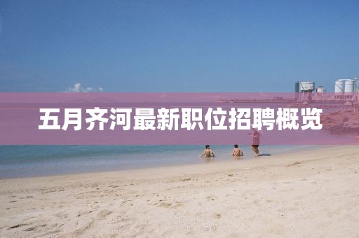 五月齊河最新職位招聘概覽
