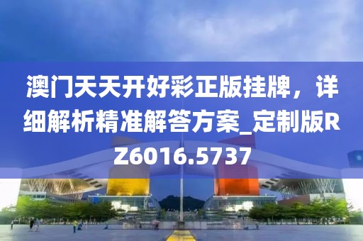 澳門天天開好彩正版掛牌，詳細解析精準解答方案_定制版RZ6016.5737