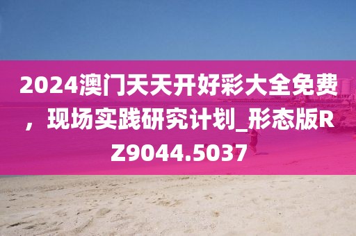 2024澳門天天開好彩大全免費(fèi)，現(xiàn)場(chǎng)實(shí)踐研究計(jì)劃_形態(tài)版RZ9044.5037