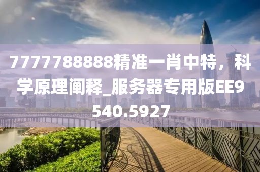 7777788888精準(zhǔn)一肖中特，科學(xué)原理闡釋_服務(wù)器專用版EE9540.5927