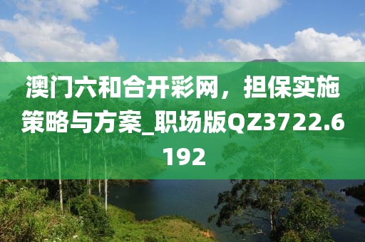 澳門六和合開彩網(wǎng)，擔(dān)保實(shí)施策略與方案_職場版QZ3722.6192