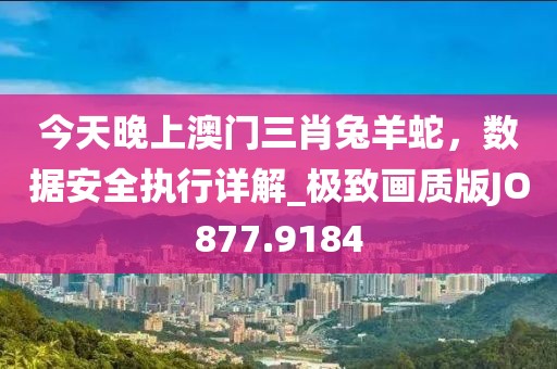 今天晚上澳門三肖兔羊蛇，數(shù)據(jù)安全執(zhí)行詳解_極致畫(huà)質(zhì)版JO877.9184