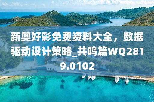 新奧好彩免費(fèi)資料大全，數(shù)據(jù)驅(qū)動(dòng)設(shè)計(jì)策略_共鳴篇WQ2819.0102