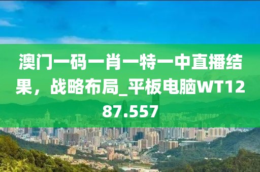 澳門一碼一肖一特一中直播結(jié)果，戰(zhàn)略布局_平板電腦WT1287.557