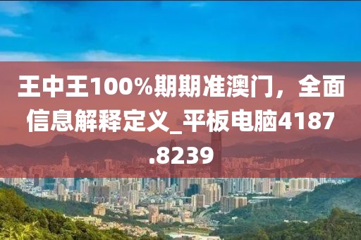 王中王100%期期準(zhǔn)澳門，全面信息解釋定義_平板電腦4187.8239