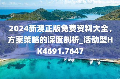 2024新澳正版免費(fèi)資料大全，方案策略的深度剖析_活動(dòng)型HK4691.7647