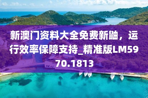 新澳門(mén)資料大全免費(fèi)新鼬，運(yùn)行效率保障支持_精準(zhǔn)版LM5970.1813