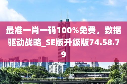 最準一肖一碼100%免費，數(shù)據(jù)驅(qū)動戰(zhàn)略_SE版升級版74.58.79